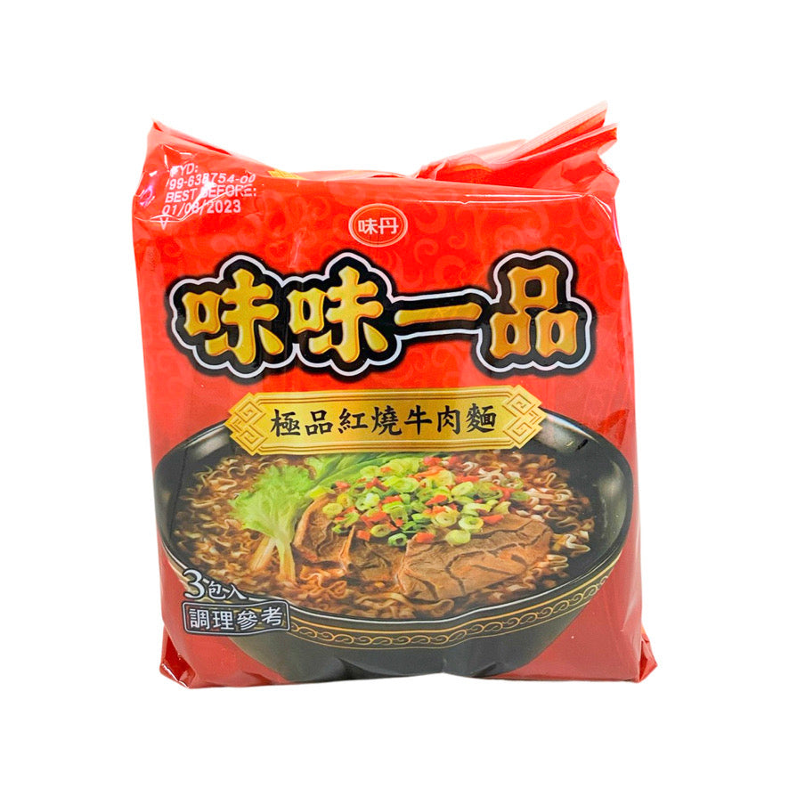 【味味一品】原汁珍味牛肉麵(一包3入)